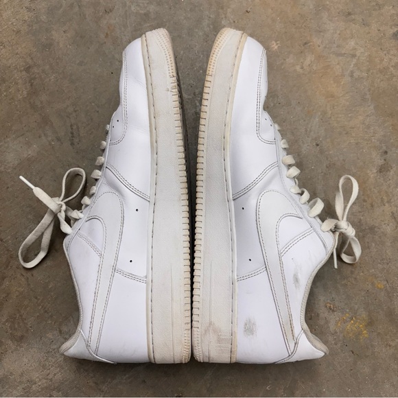 Nike Air Force 1 Low 07 White Sneakers Shoes Mens Size 15 - Picture 8 of 11